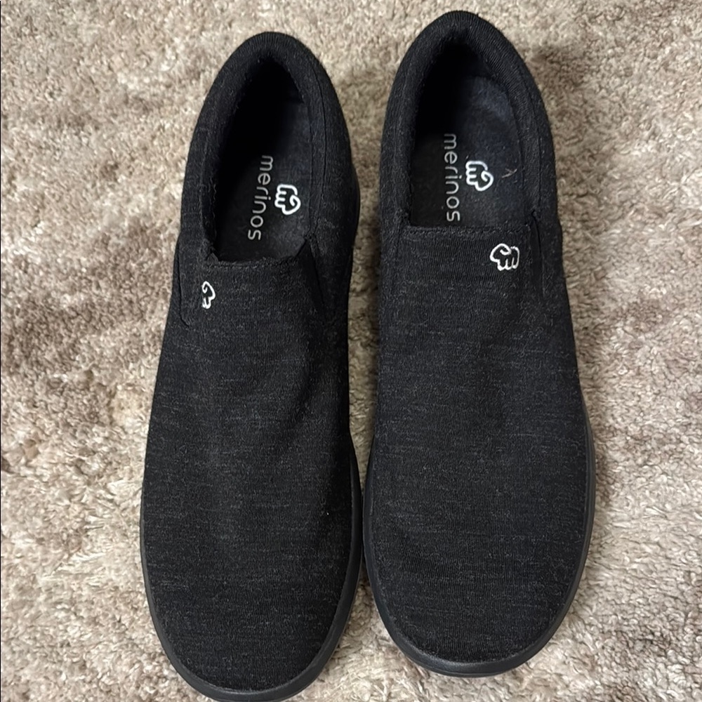 NWOB🍍 Merinos Men’s Size 13 Wool Shoes Slip On Sneakers Black Loafers Australian